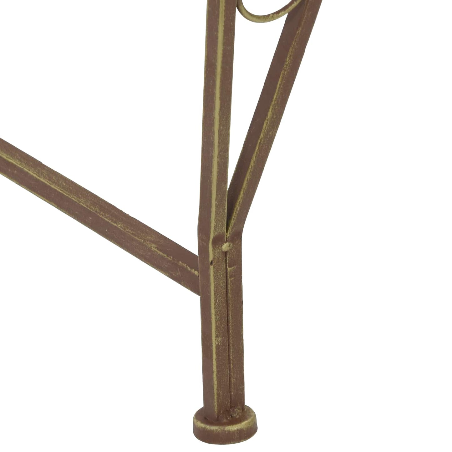 Trebens 4-Antall seter 160 x 80 x 89 cm Stål Antikk Brun