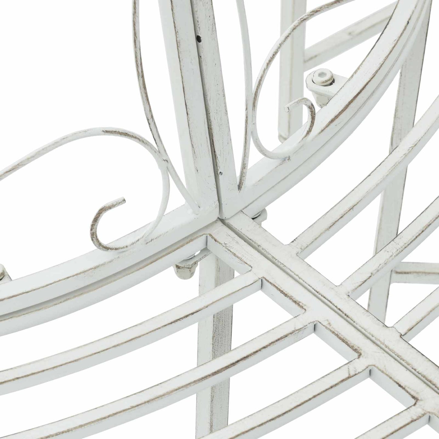 Trebens 4-Antall seter 160 x 80 x 89 cm Stål Antikk hvit
