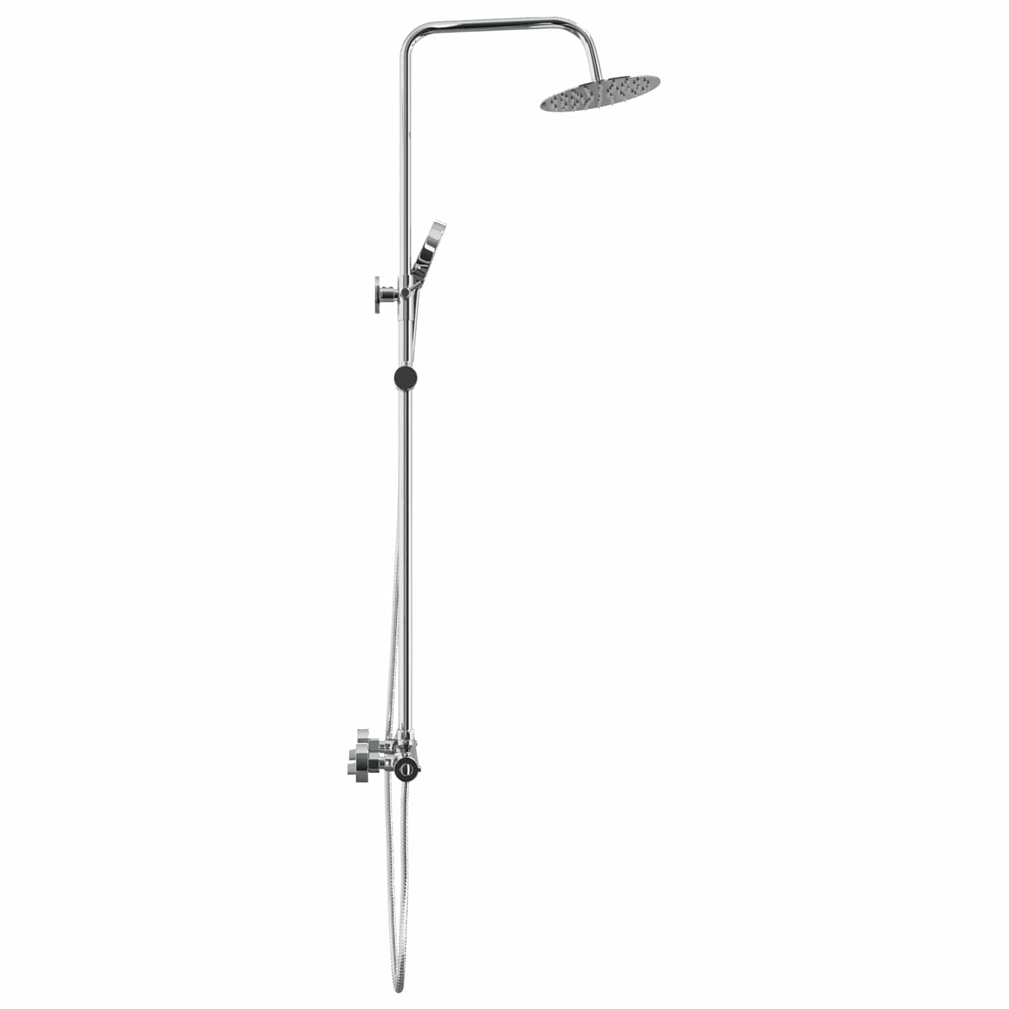 Termostatisk dusjsystem sett Krom SS201