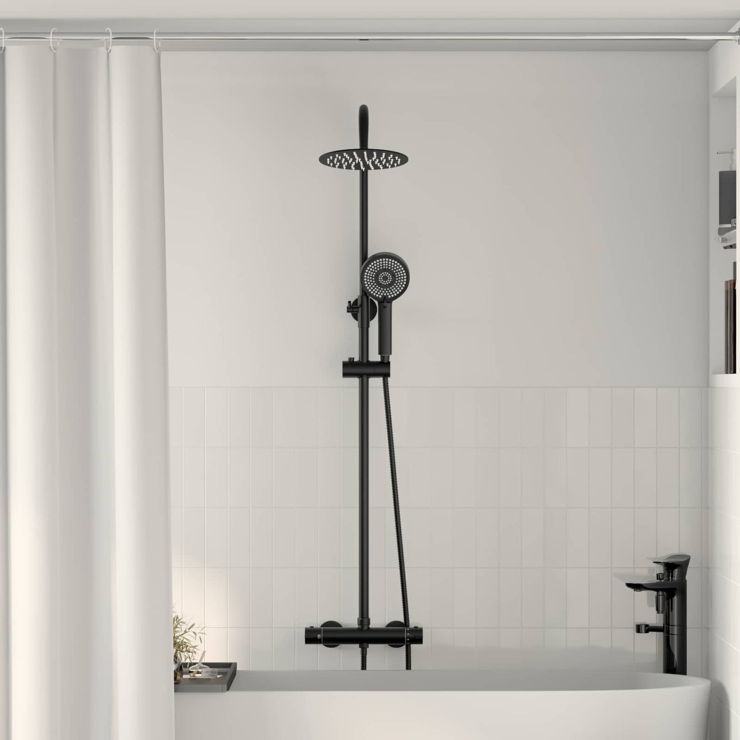 Termostatisk dusjsystem sett SS201