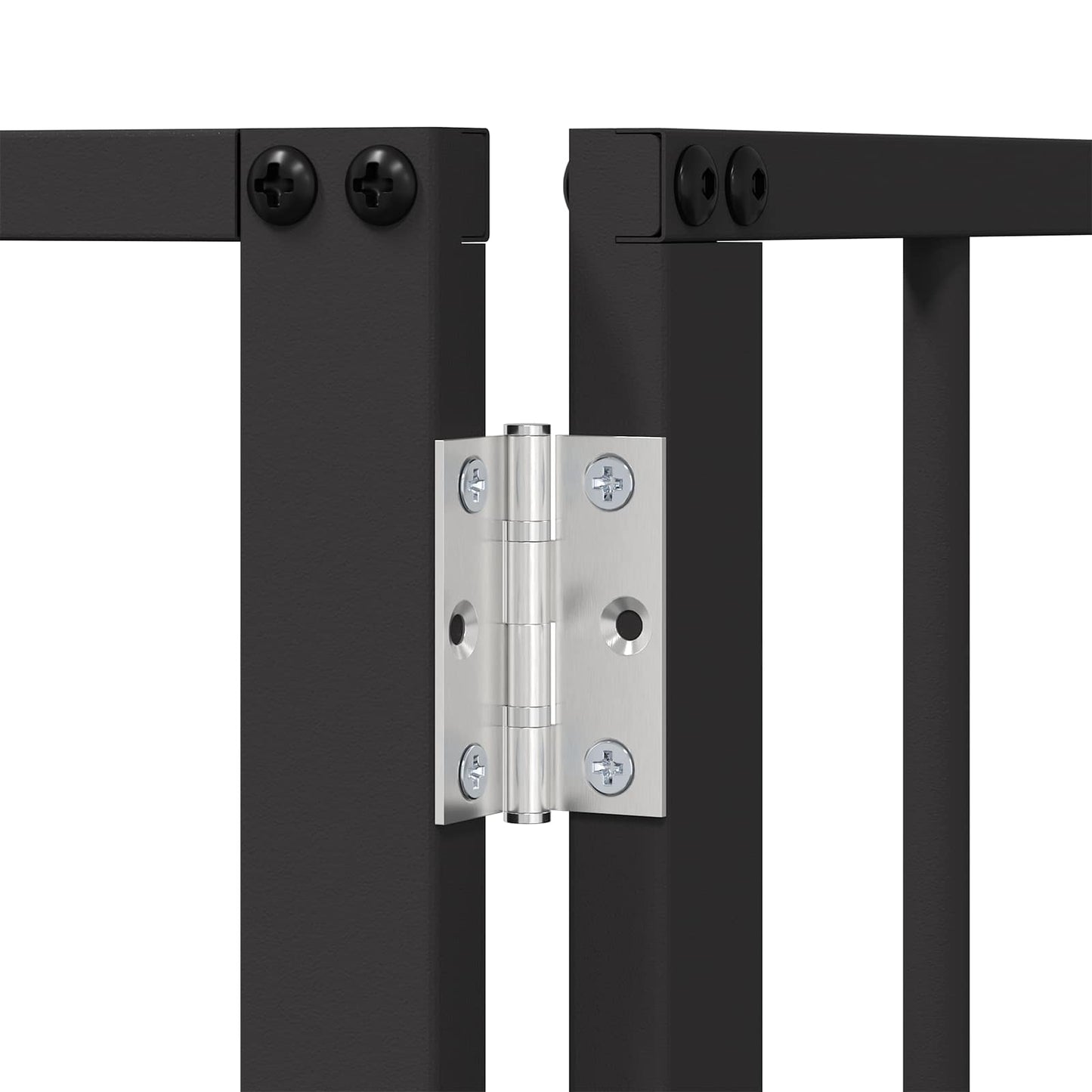 Hundeluke 2 pcs Svart 60 x 80 cm Galvanisert Stål