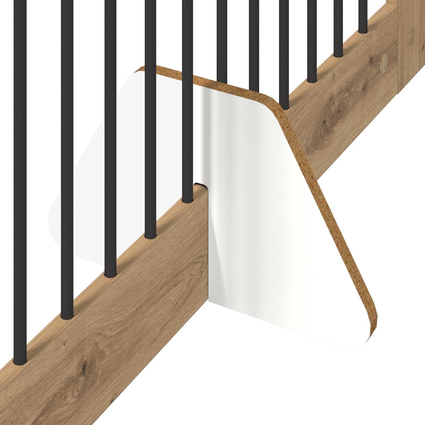 Foldbar hundegitter med stativer 4 pcs Artisan eik 401 cm