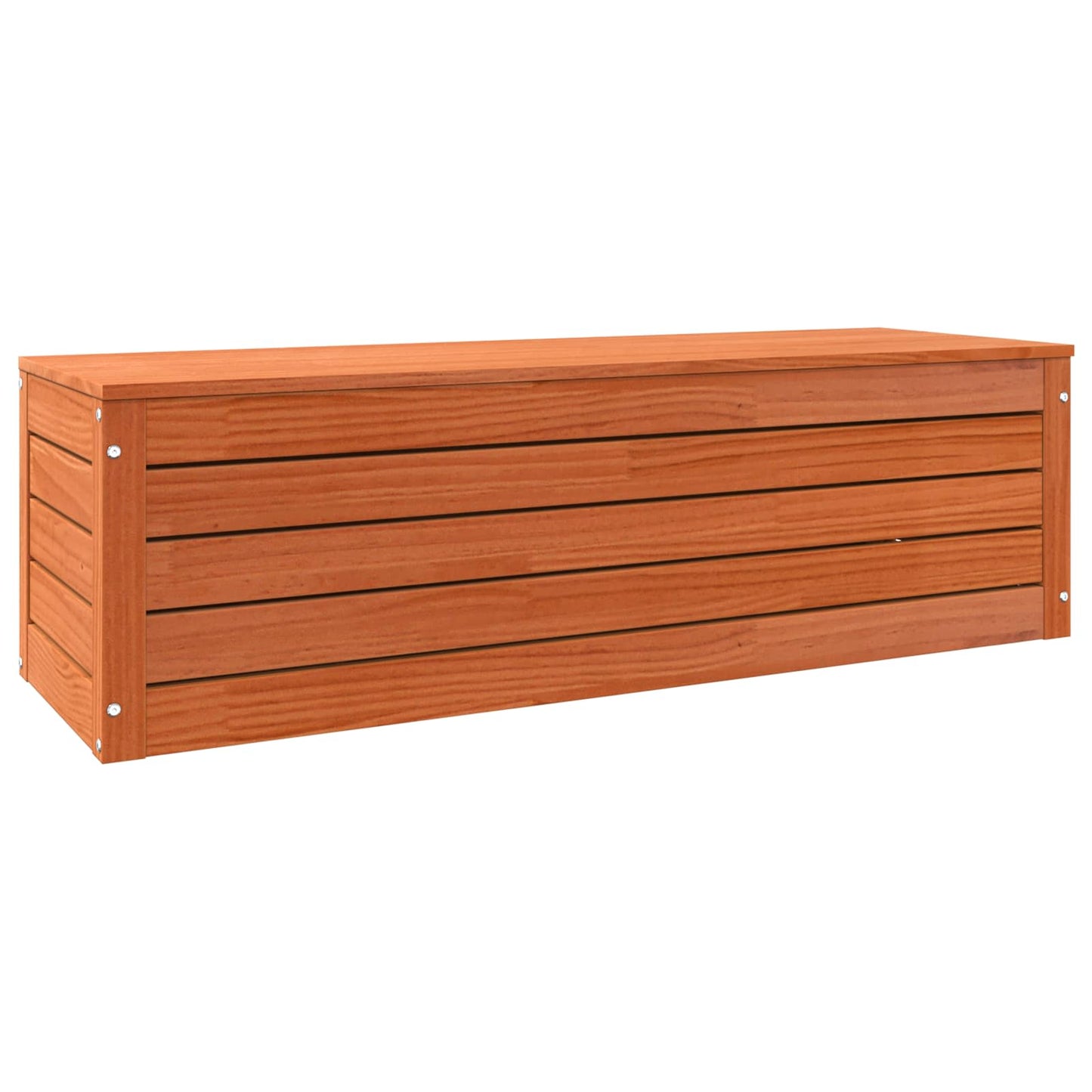 Lagringsboks med dør Vokset Brun 109 x 36,5 x 33 cm Massiv furu