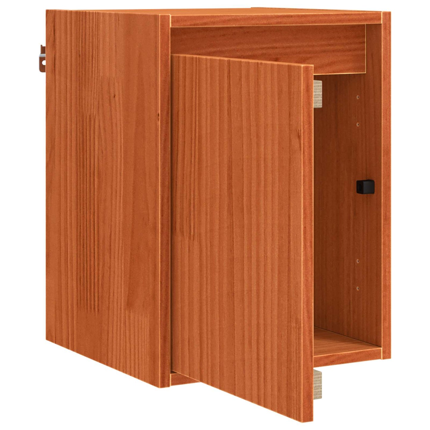 Veggskap Veggmontert Vokset Brun 30 x 30 x 40 cm Massiv furu