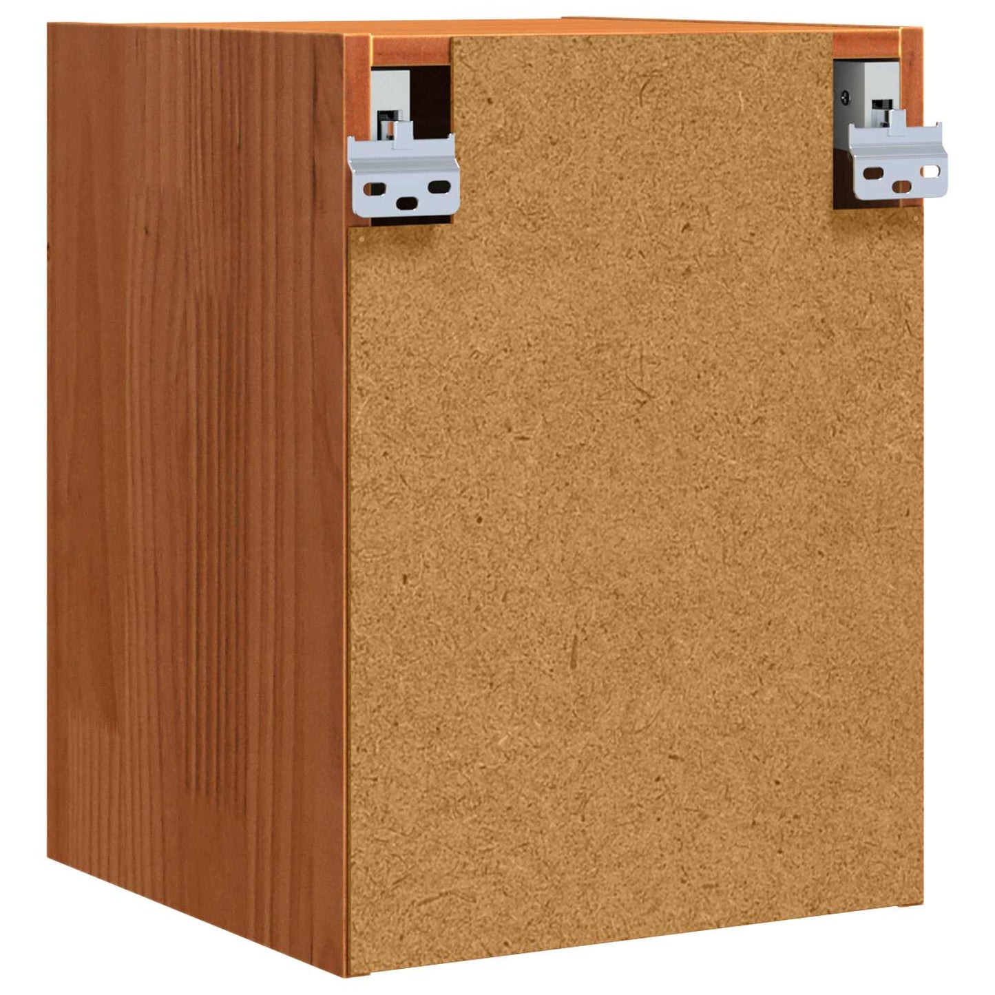 Veggskap Veggmontert Vokset Brun 30 x 30 x 40 cm Massiv furu