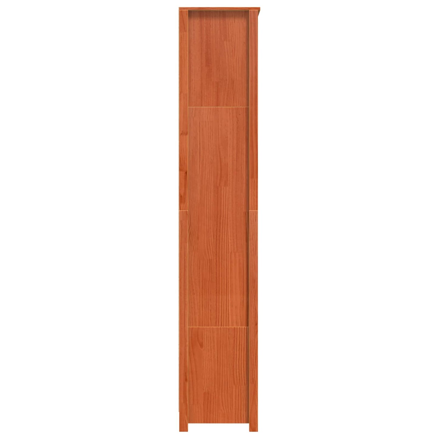Bokskap Vokset Brun 80 x 35 x 183 cm Massiv furu