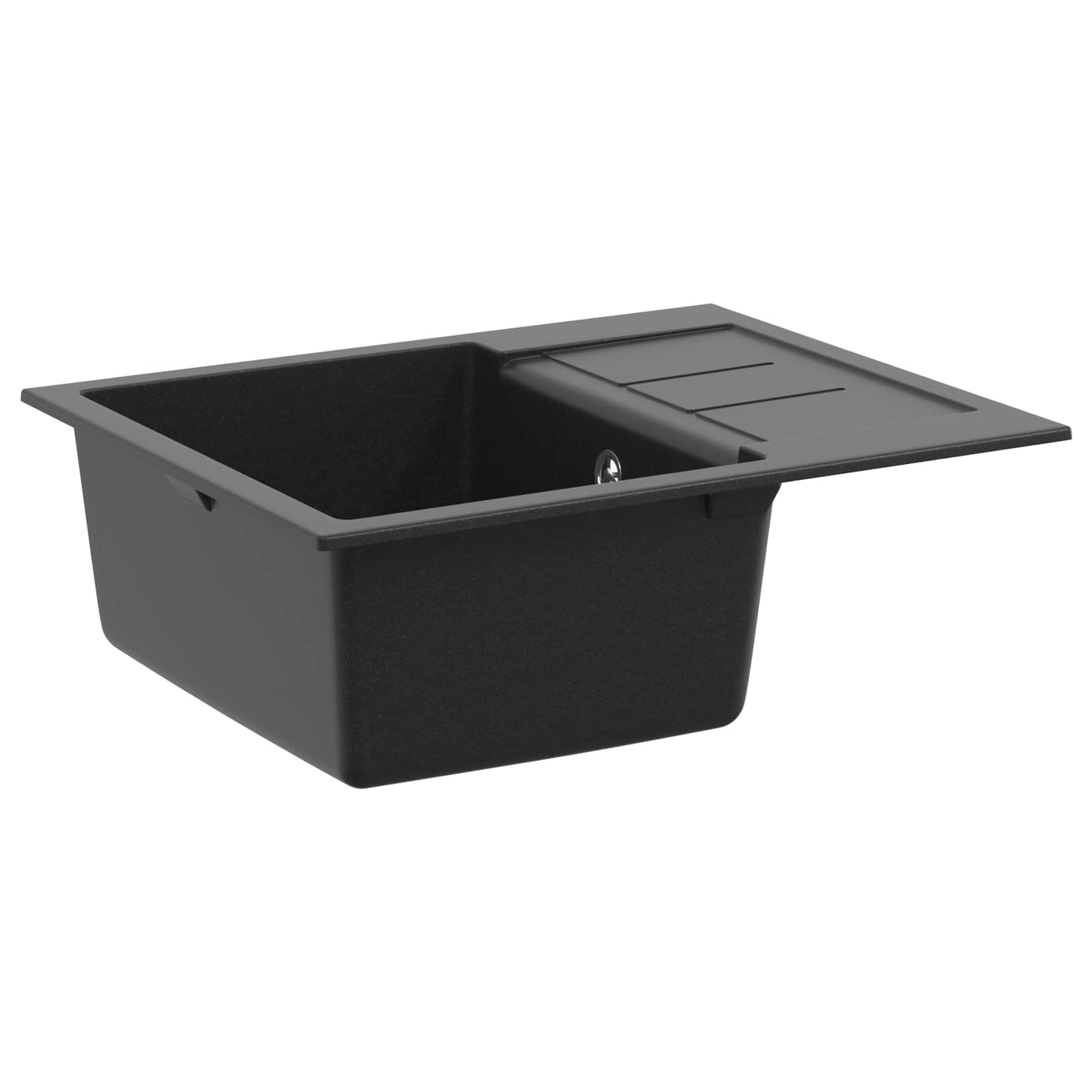 Vask Svart 620 x 500 mm 80% kvarts og 20% harpiks