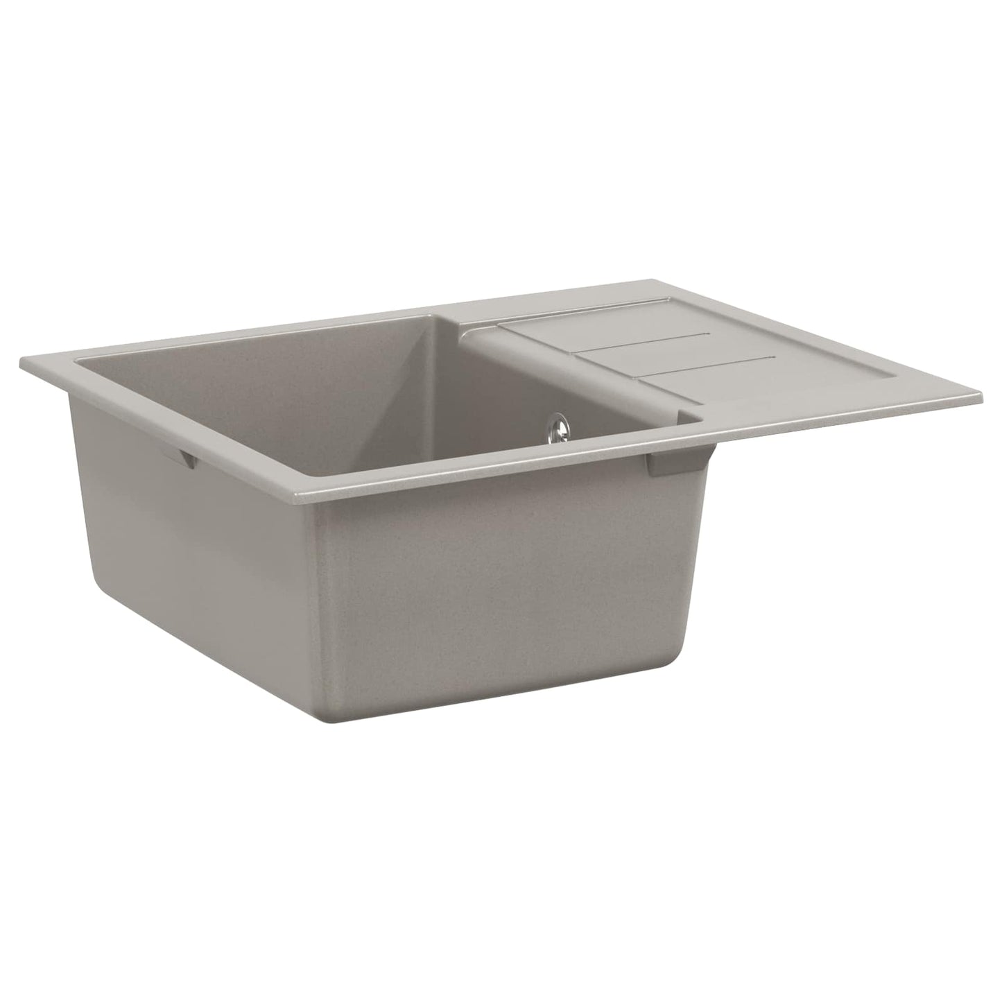 Vask Grå 620 x 500 mm 80% kvarts og 20% harpiks