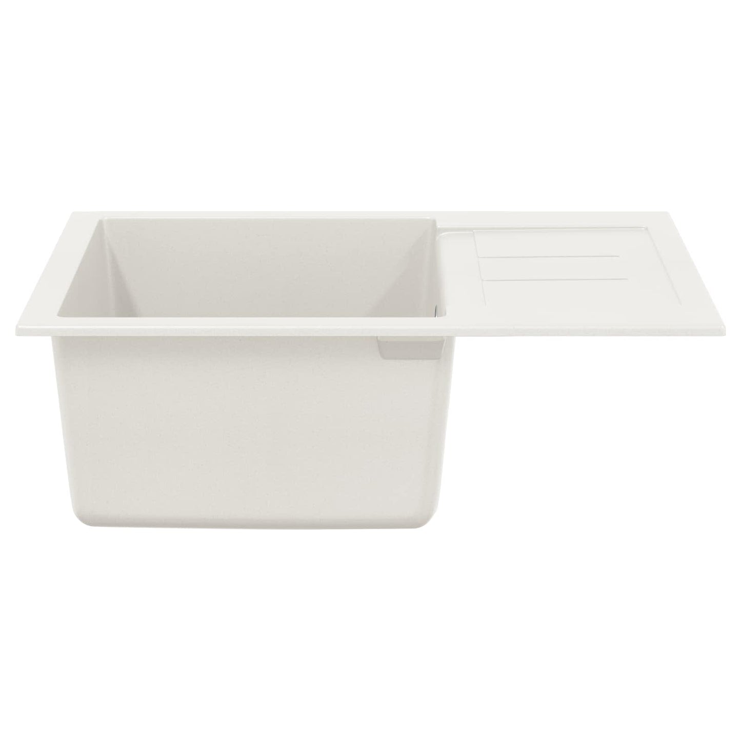 Vask Hvit 620 x 500 mm 80% kvarts og 20% harpiks