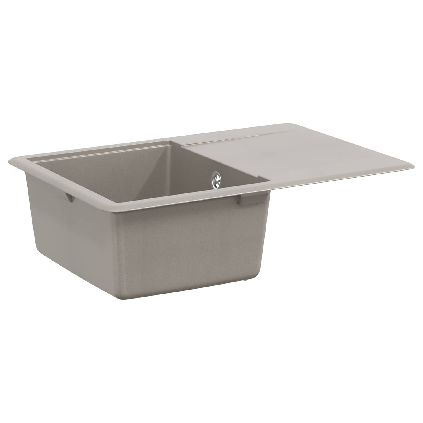 Vask Grå 670 x 460 mm 80% kvarts og 20% harpiks