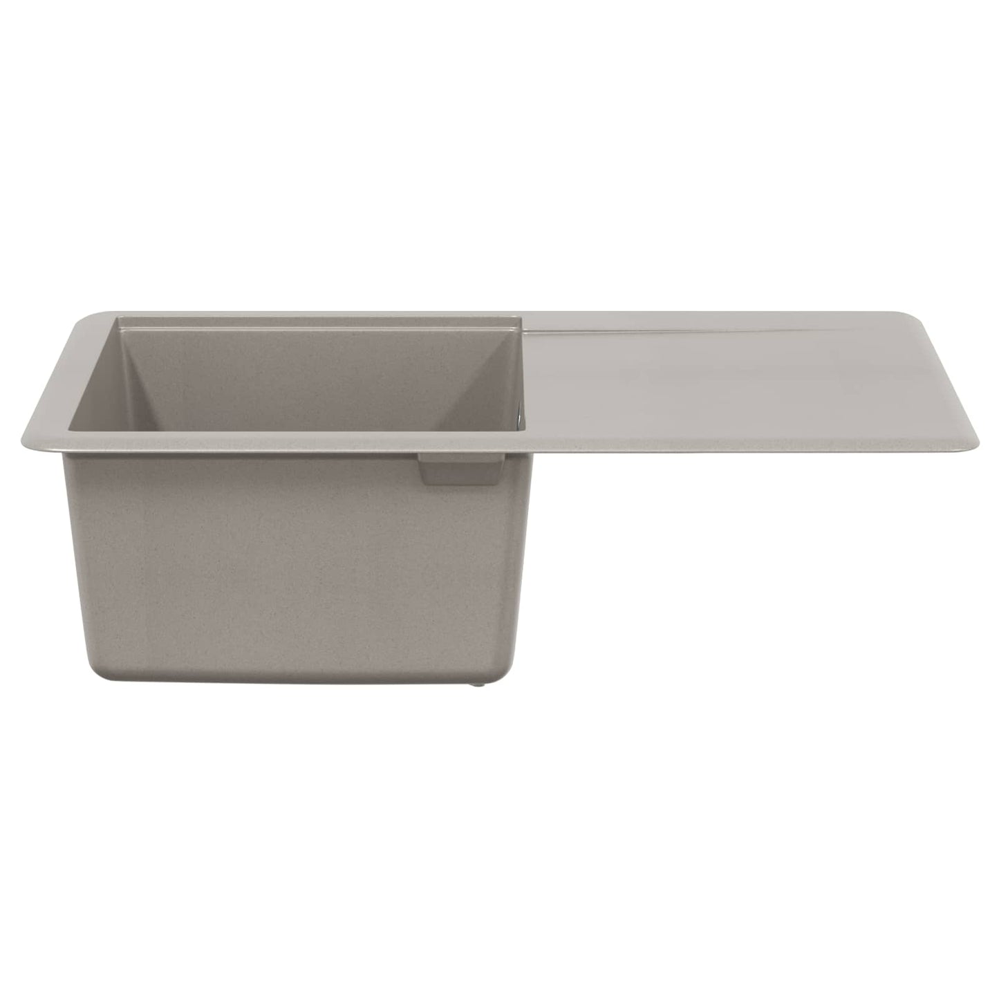 Vask Grå 670 x 460 mm 80% kvarts og 20% harpiks