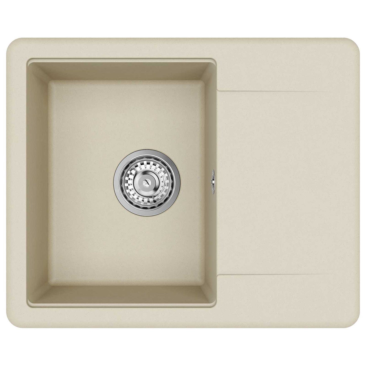 Vask Beige 560 x 460 mm 80% kvarts og 20% harpiks