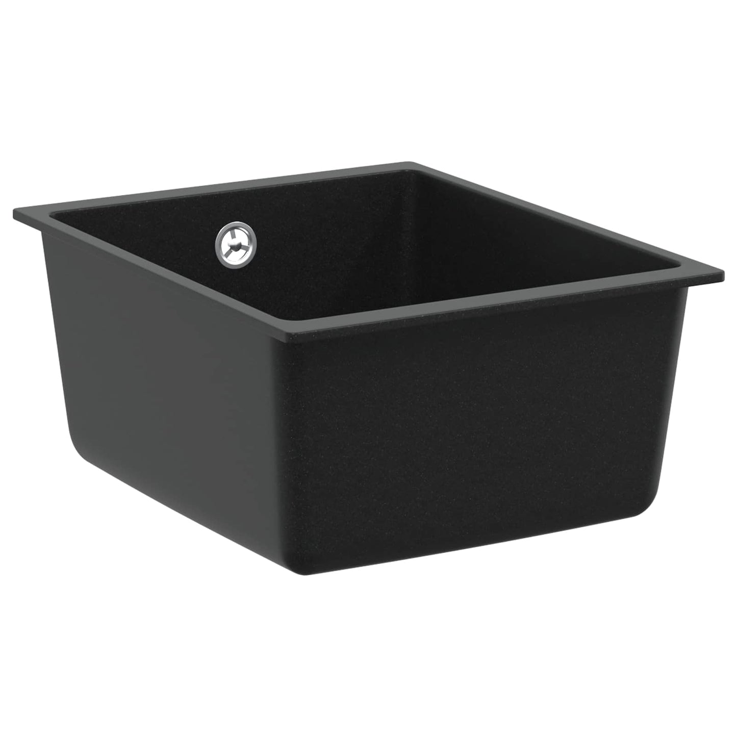 Vask Svart 370 x 460 mm 80% kvarts og 20% harpiks