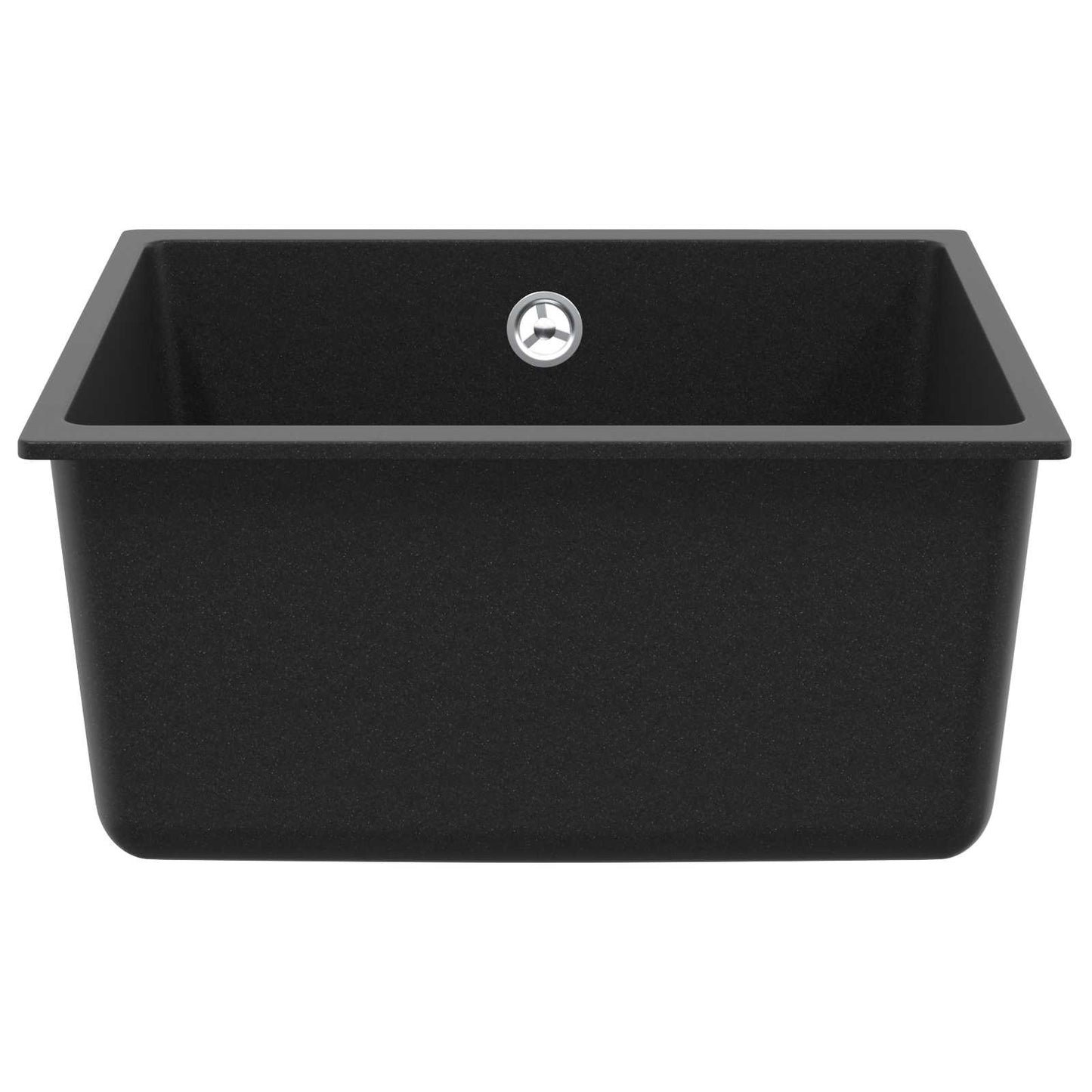 Vask Svart 430 x 460 mm 80% kvarts og 20% harpiks