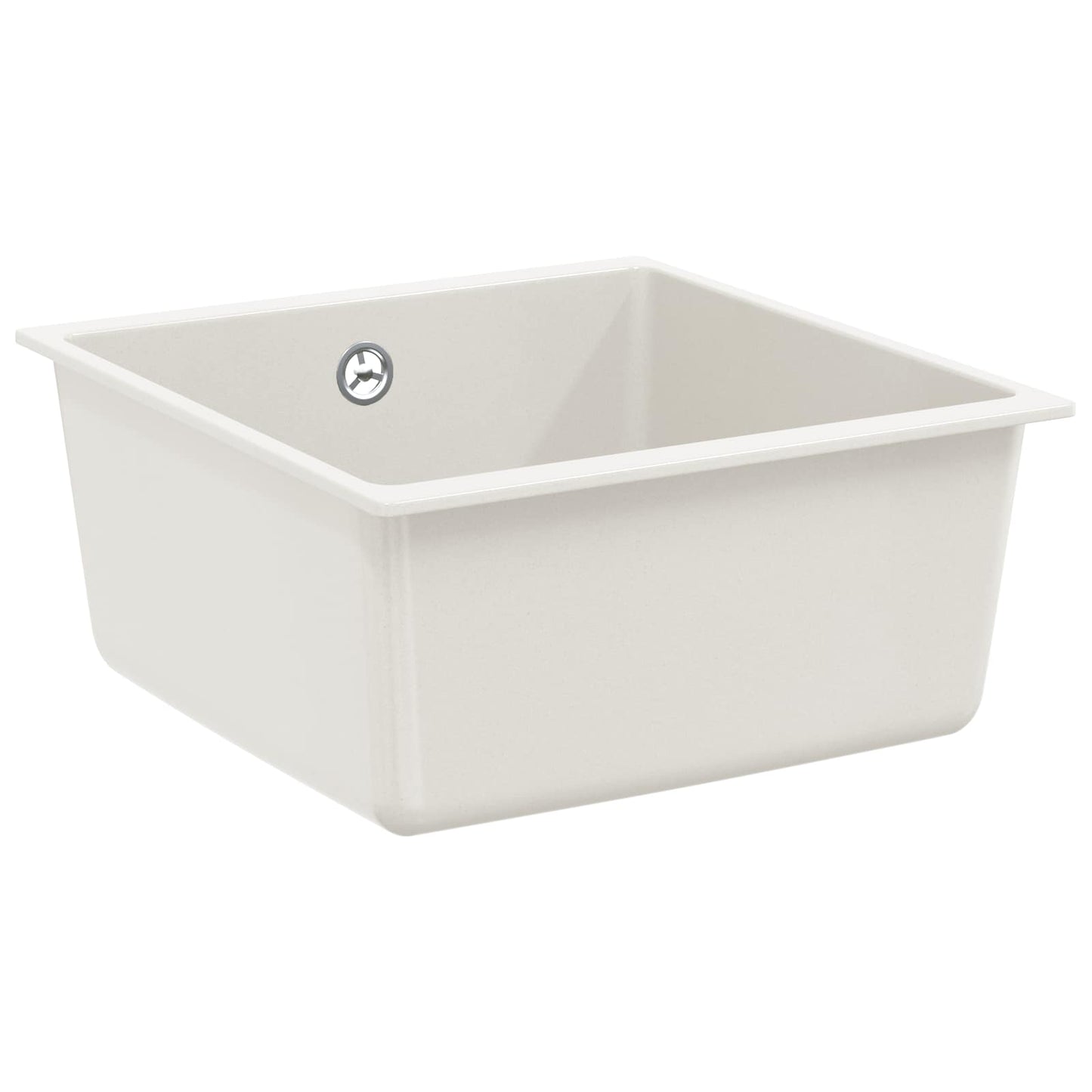 Vask Hvit 430 x 460 mm 80% kvarts og 20% harpiks