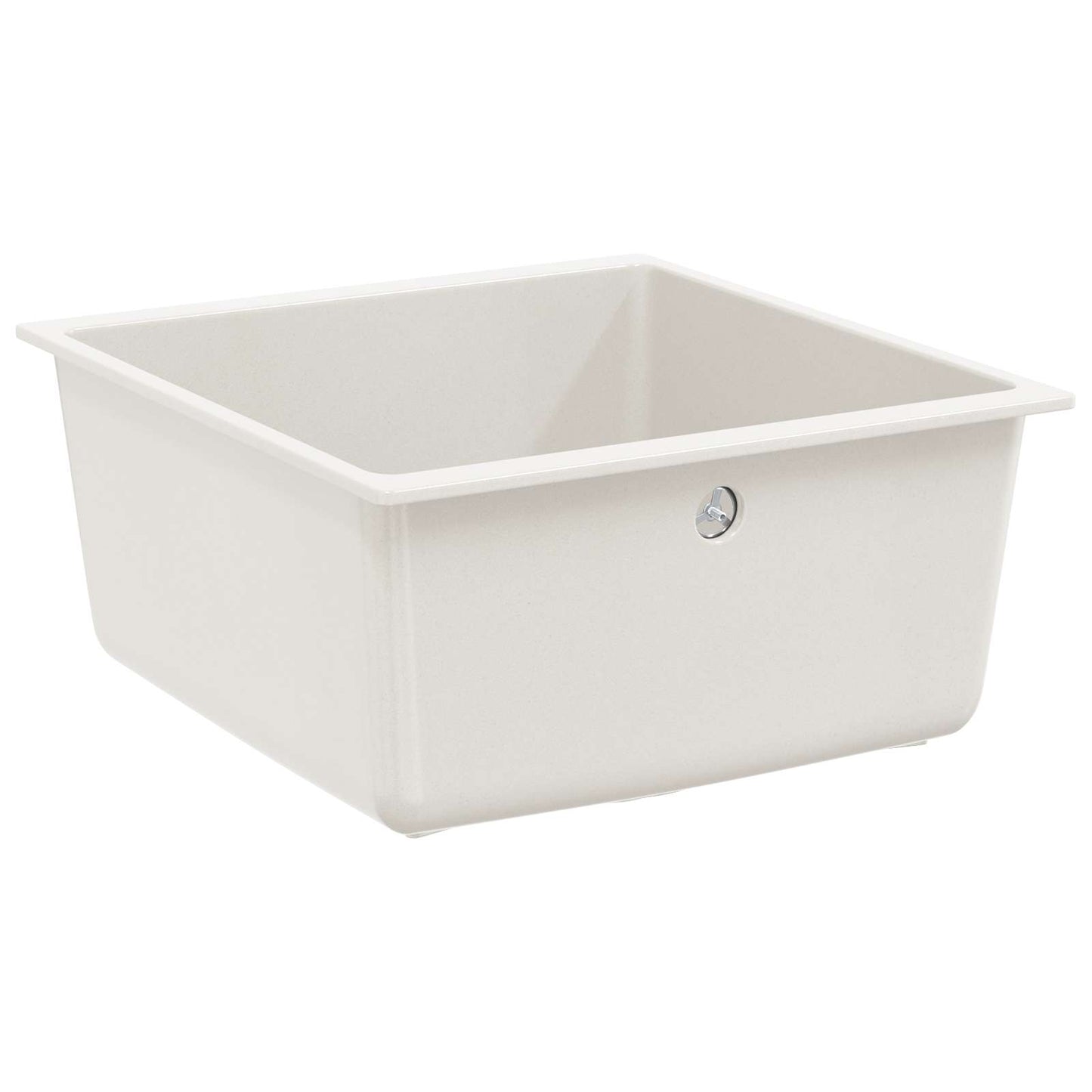 Vask Hvit 430 x 460 mm 80% kvarts og 20% harpiks