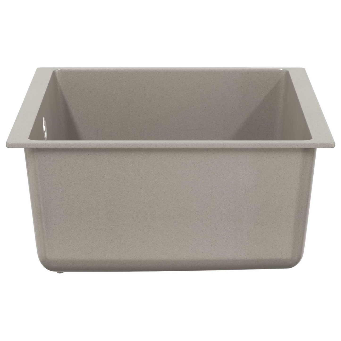 Vask Grå 530 x 460 mm 80% kvarts og 20% harpiks