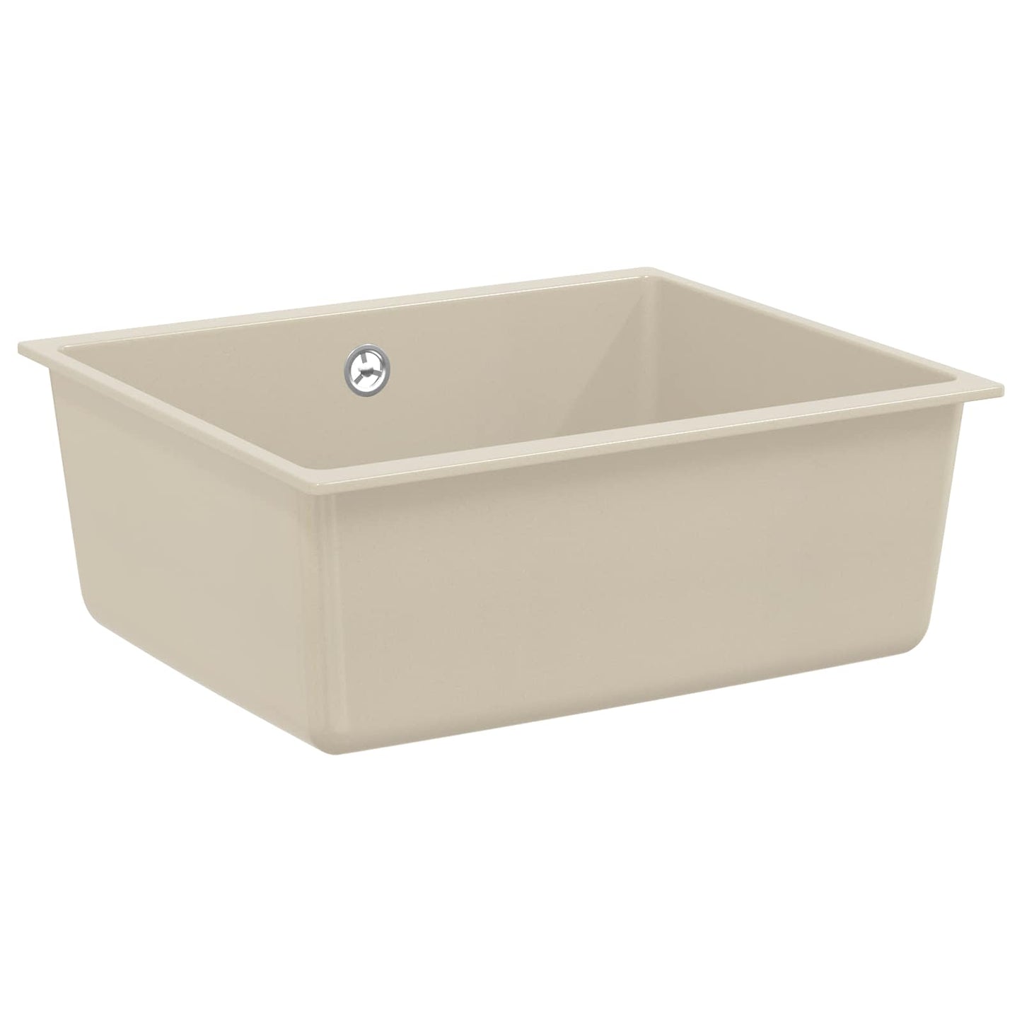 Vask 80% kvarts og 20% harpiks 530 x 460 mm Beige