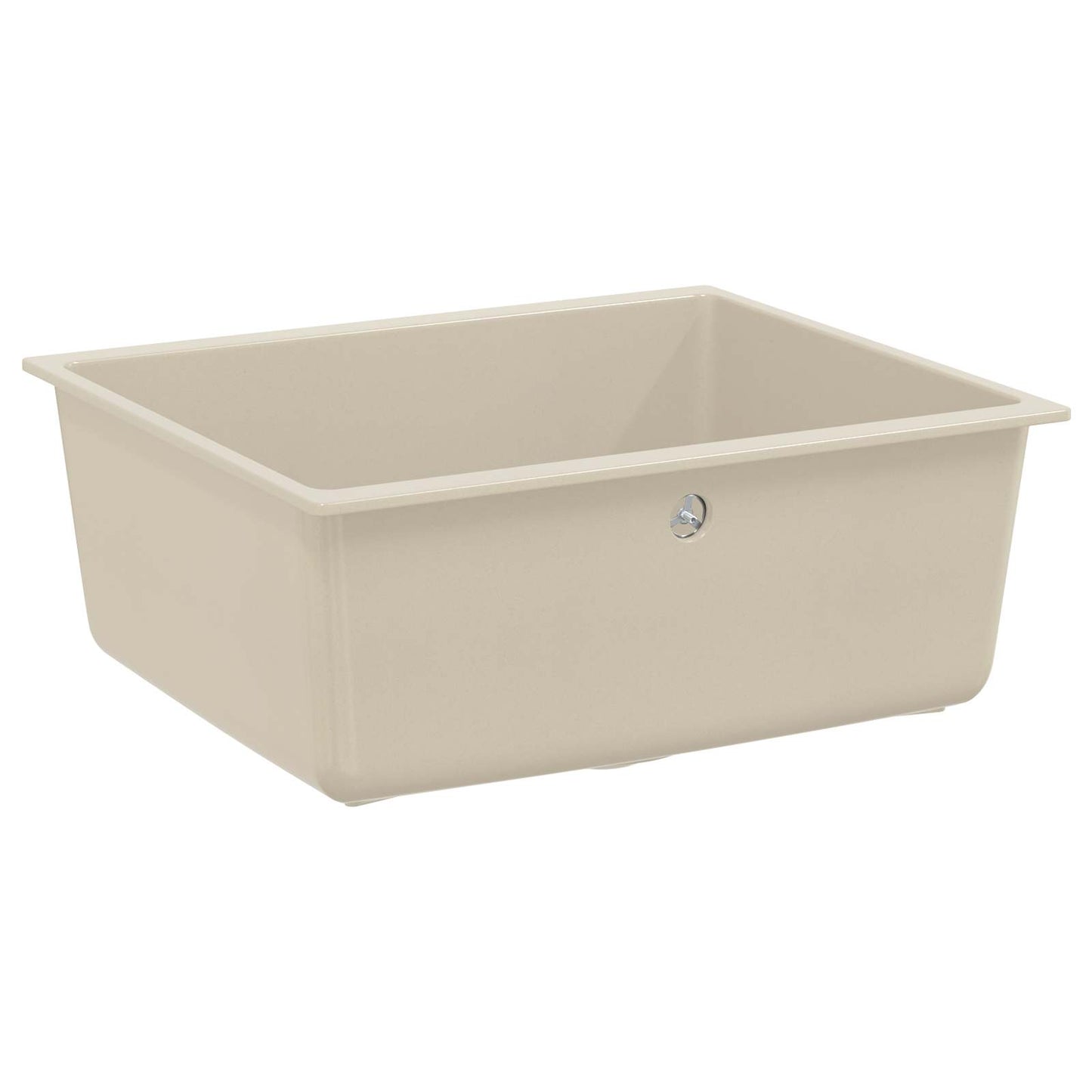 Vask 80% kvarts og 20% harpiks 530 x 460 mm Beige