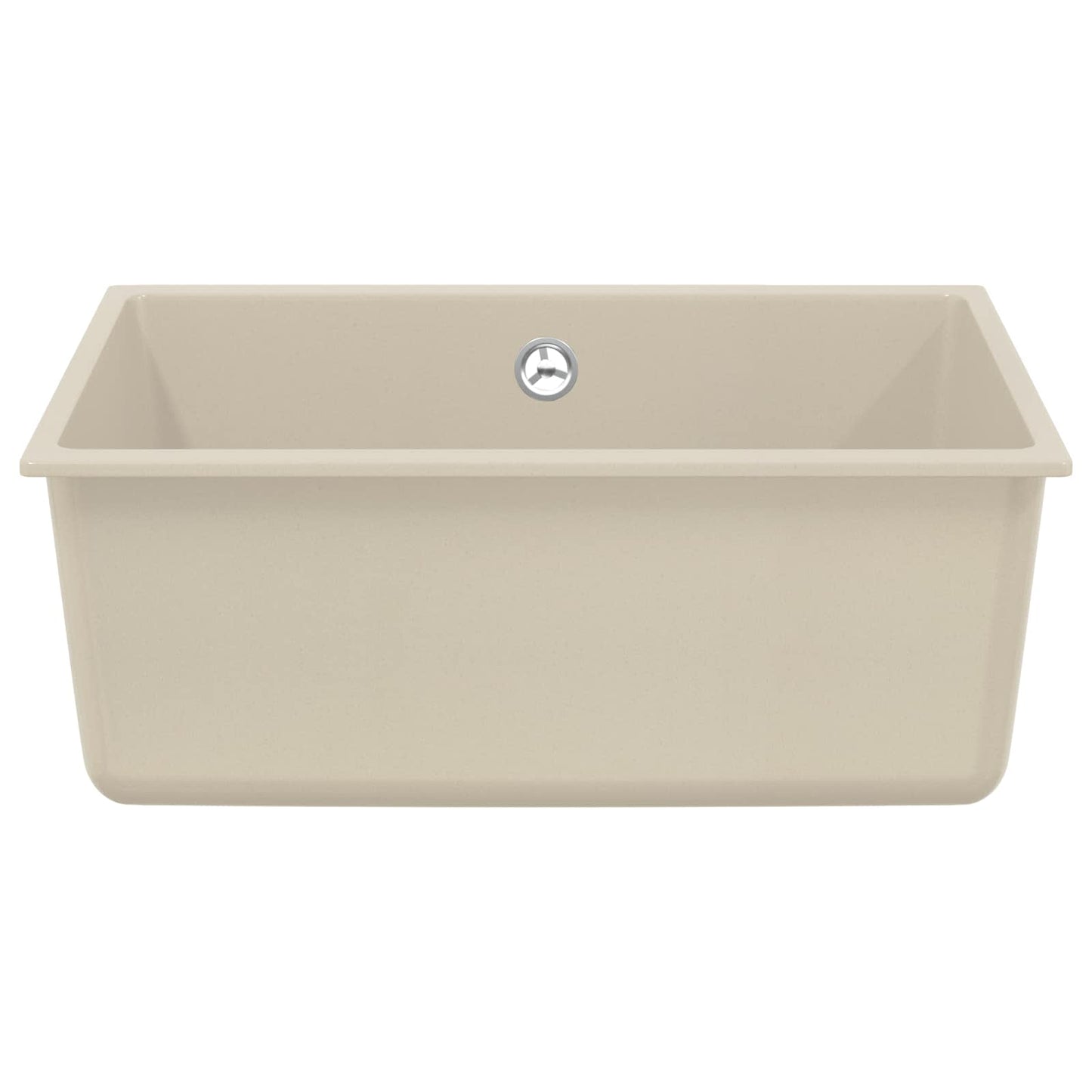 Vask 80% kvarts og 20% harpiks 530 x 460 mm Beige