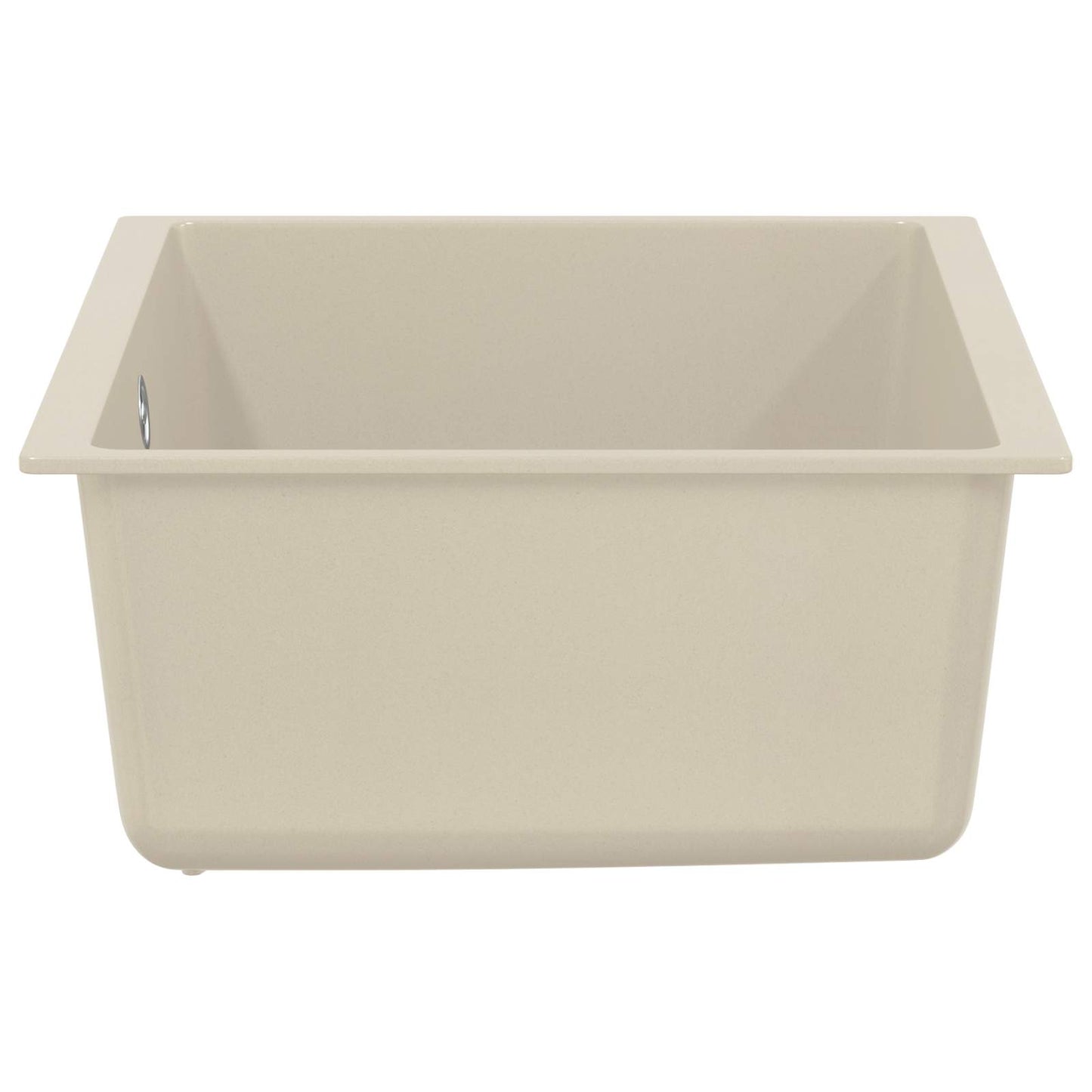 Vask 80% kvarts og 20% harpiks 530 x 460 mm Beige