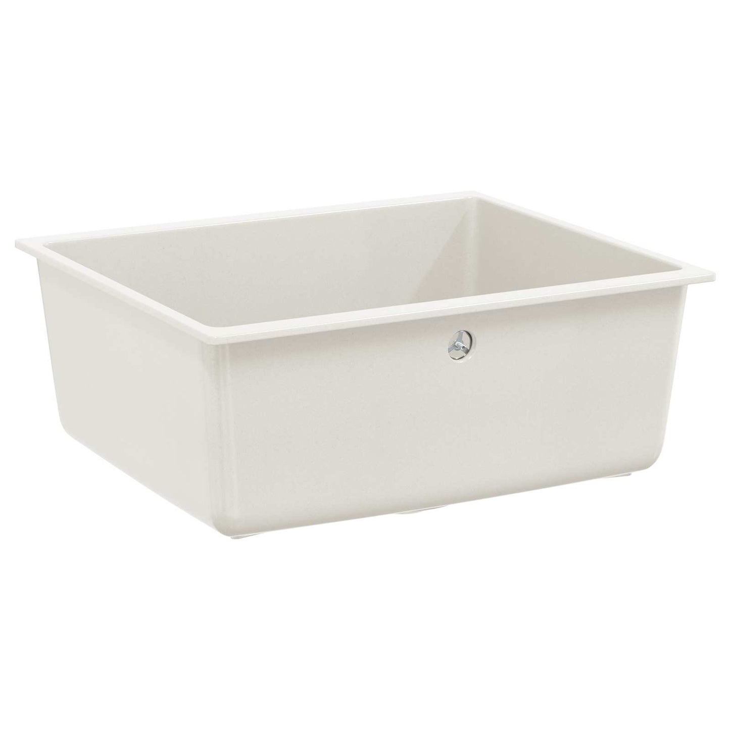 Vask Hvit 530 x 460 mm 80% kvarts og 20% harpiks