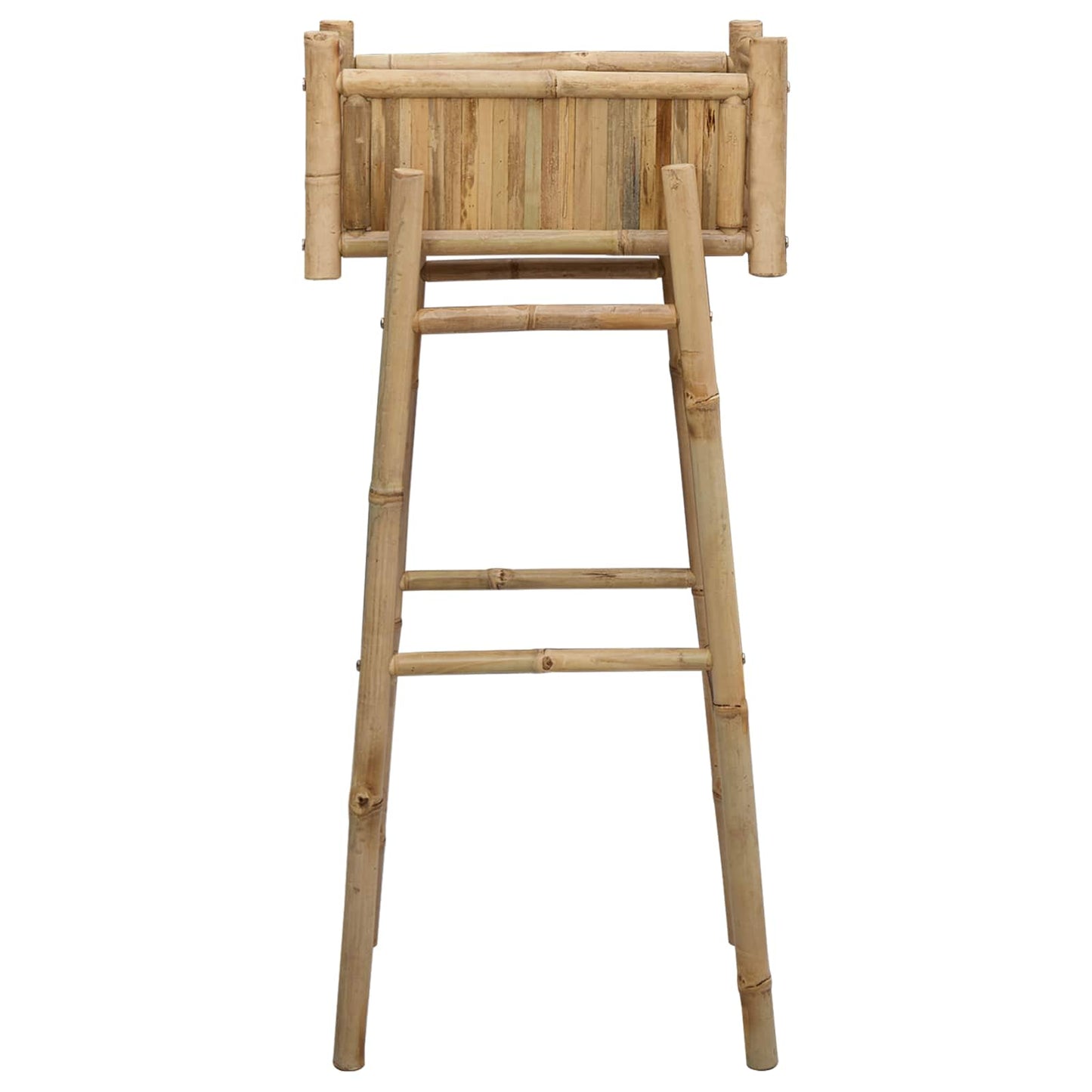 Hagepotte med holder Naturlig 50 x 38 x 114 cm Bambus vidaXL