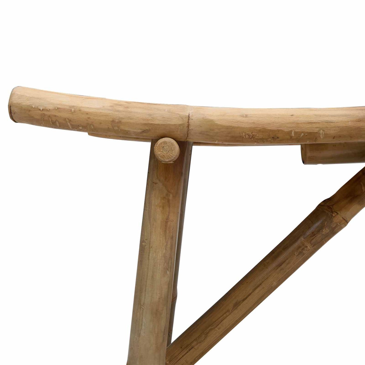 Hagebenk Naturlig 110 x 45 x 50 cm Bambus vidaXL