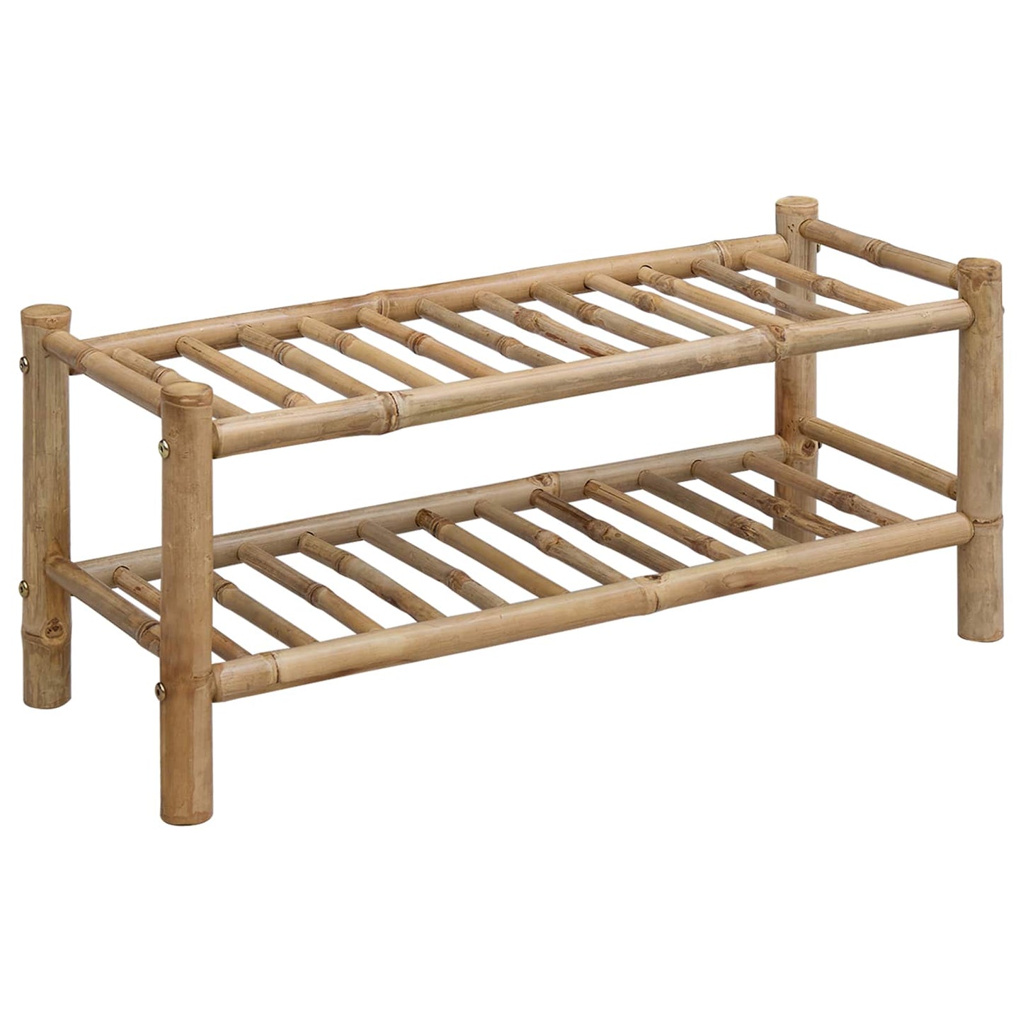 Sko Hylle med hylle med lagring Naturlig 68 x 28 x 30 cm Bambus vidaXL