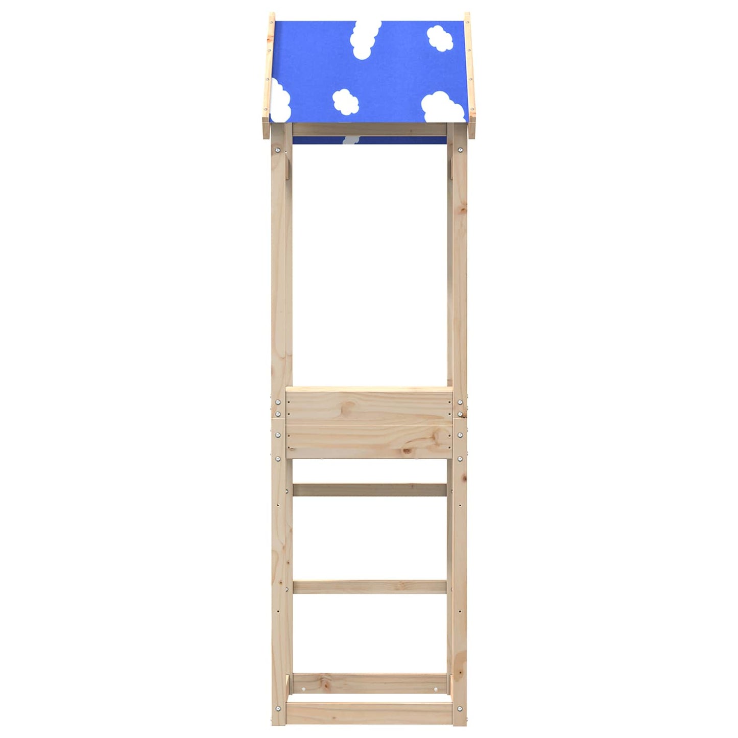 Leketårn Brun 52,5 x 46,5 x 195 cm Massiv furu