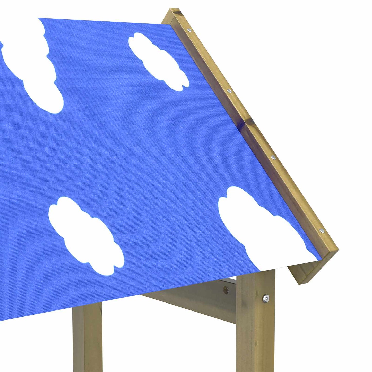 Leketårn Brun 52,5 x 46,5 x 195 cm Massiv impregnert tre
