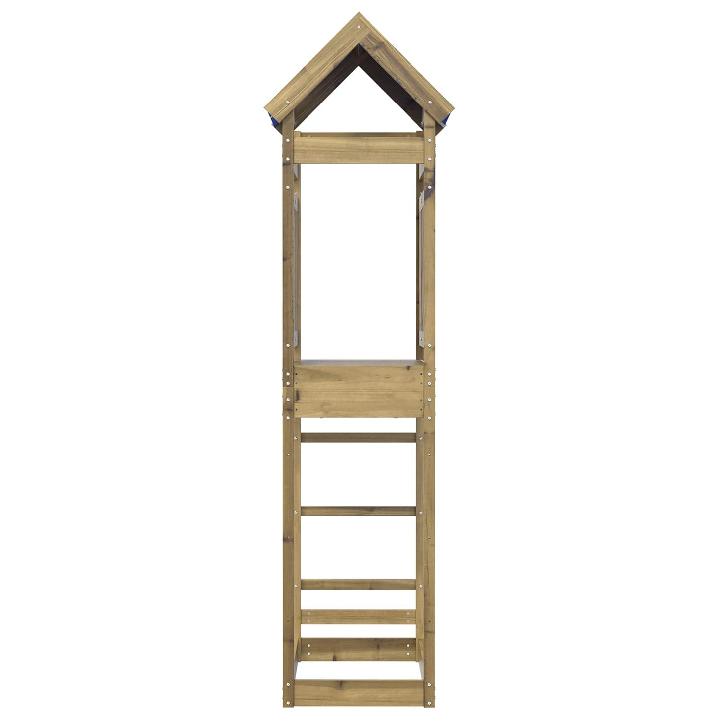 Leketårn Brun 52,5 x 85 x 239 cm Impregnert heltre
