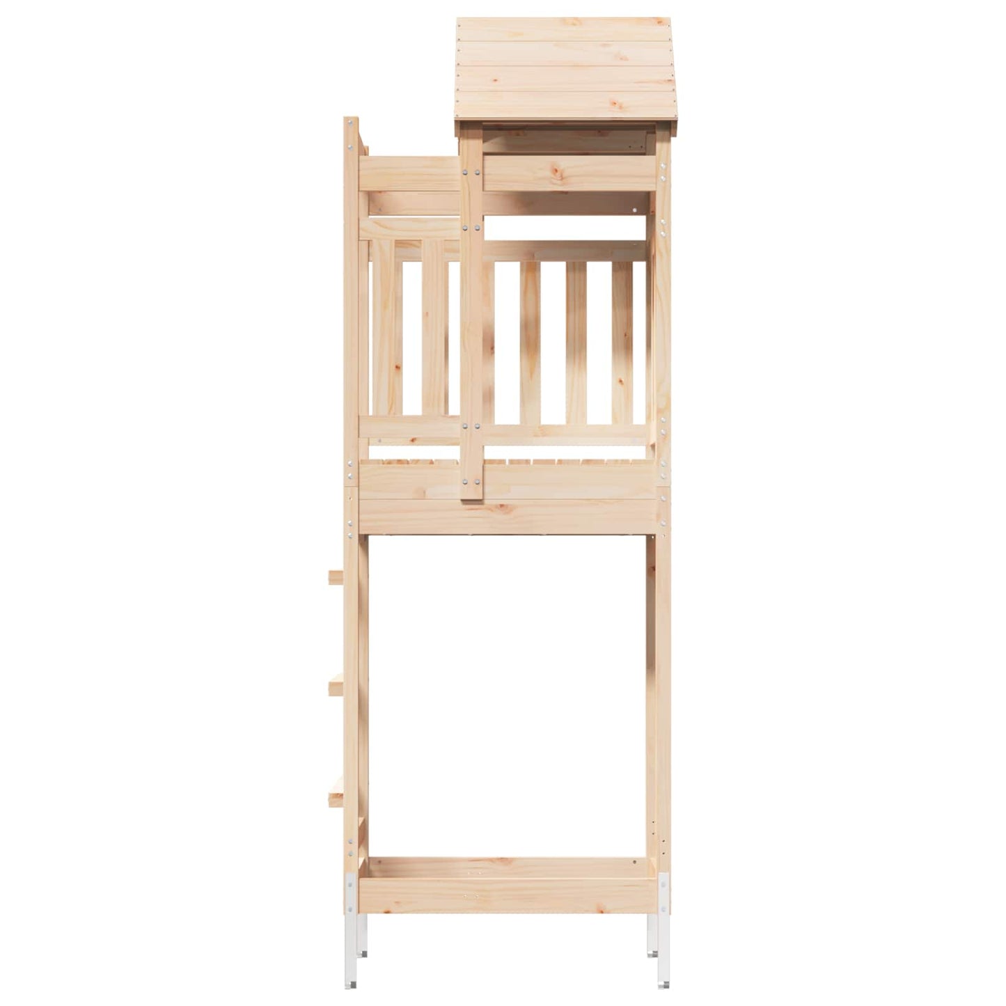 Leketårn Brun 52,5 x 85 x 238 cm Massiv furu