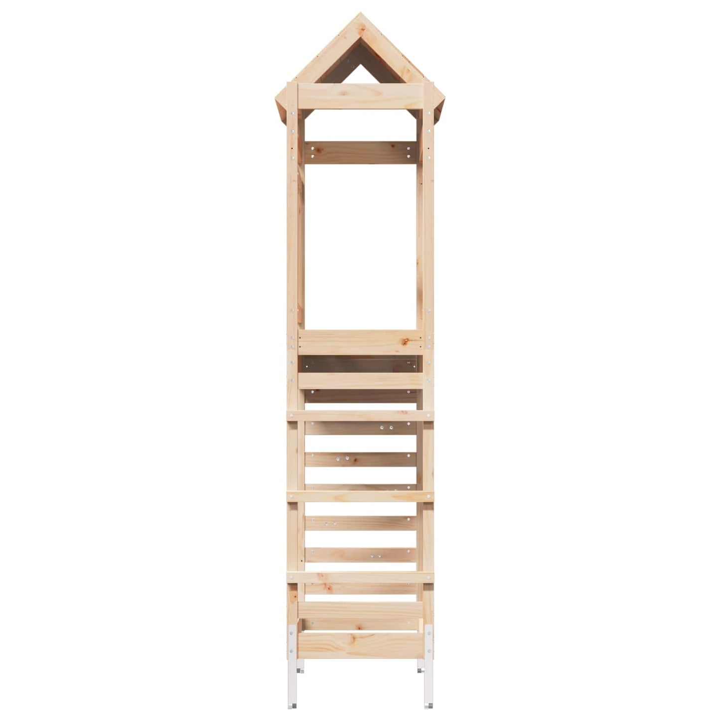Leketårn Brun 52,5 x 85 x 238 cm Massiv furu