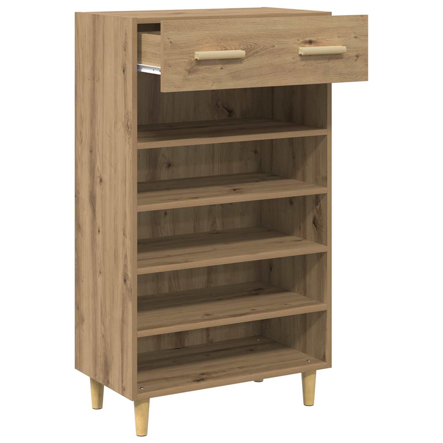 Sko Skap Kunstnerisk Eik 60 x 35 x 105 cm Konstruert tre