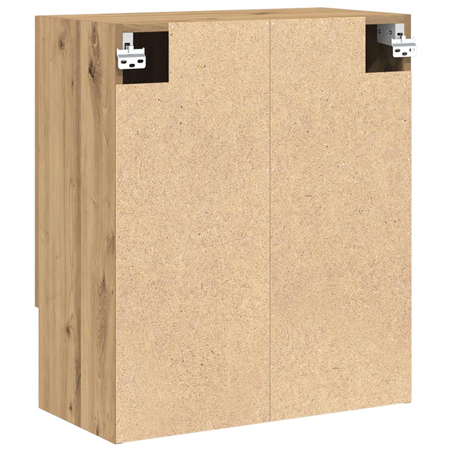 Veggskap Kunstnerisk Eik 60 x 31 x 70 cm Konstruert tre vidaXL