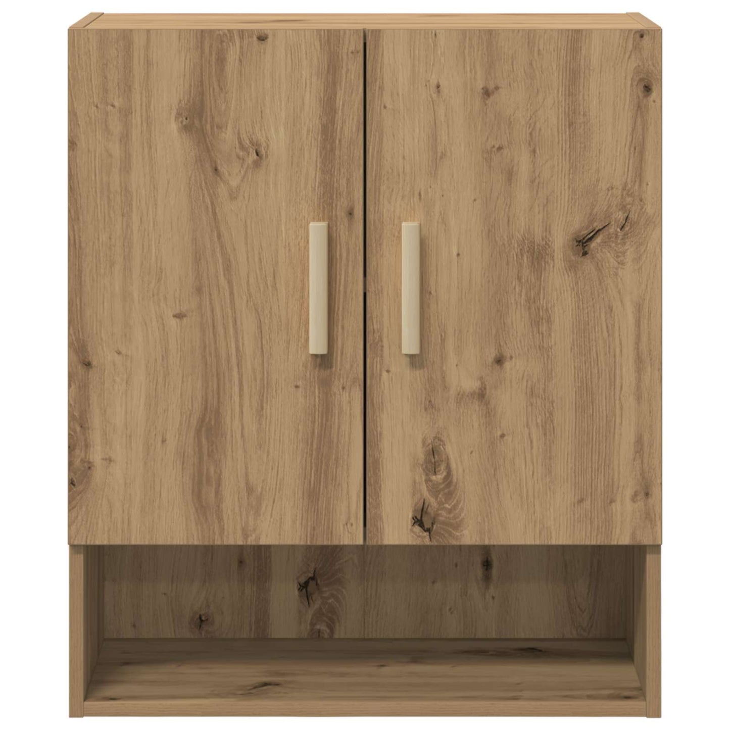 Veggskap Kunstnerisk Eik 60 x 31 x 70 cm Konstruert tre vidaXL