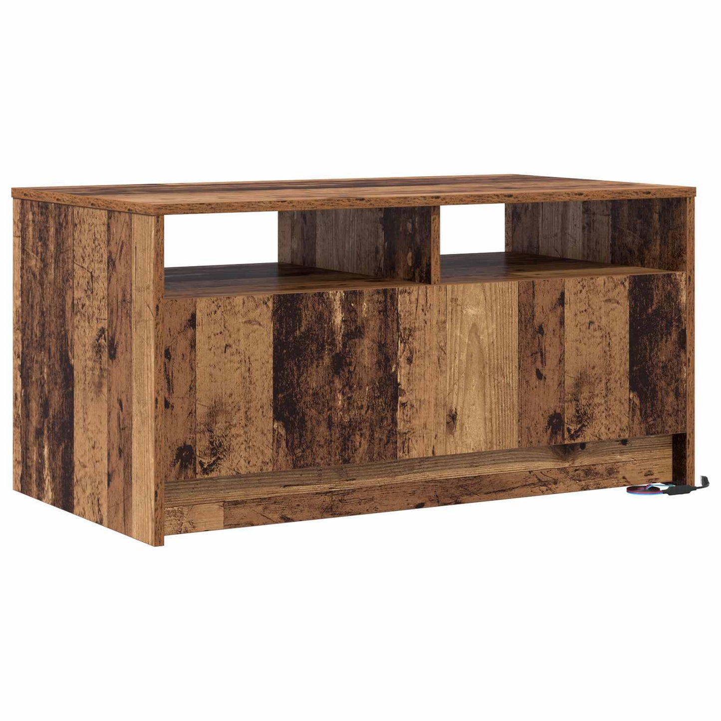 Kaffebord med skuff Gammelt tre 90 x 50 x 45 cm Konstruert tre vidaXL