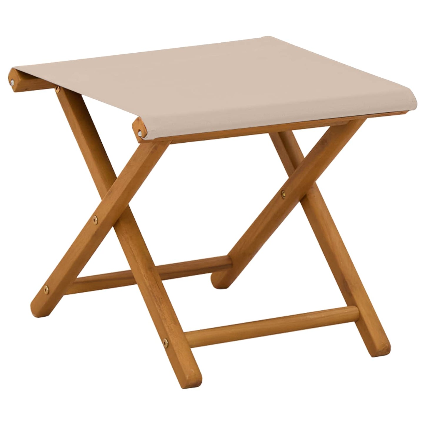 Hage Stol 4 pcs 3 Posisjon Solid Eucalyptus Tre Beige