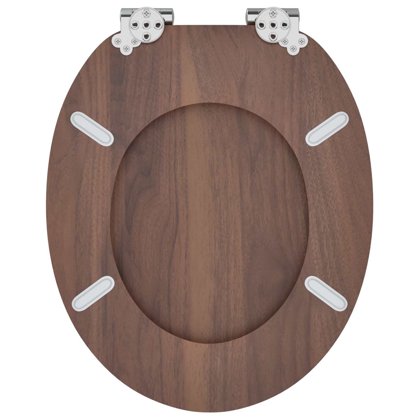 Myk-lukking toalettsete Brun 44 x 38 cm MDF-plater