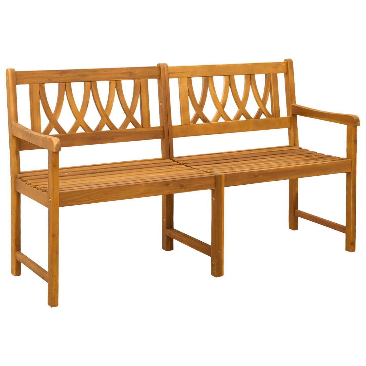 Utendørs benk Naturlig 150 x 55,5 x 90 cm Solid akasietre