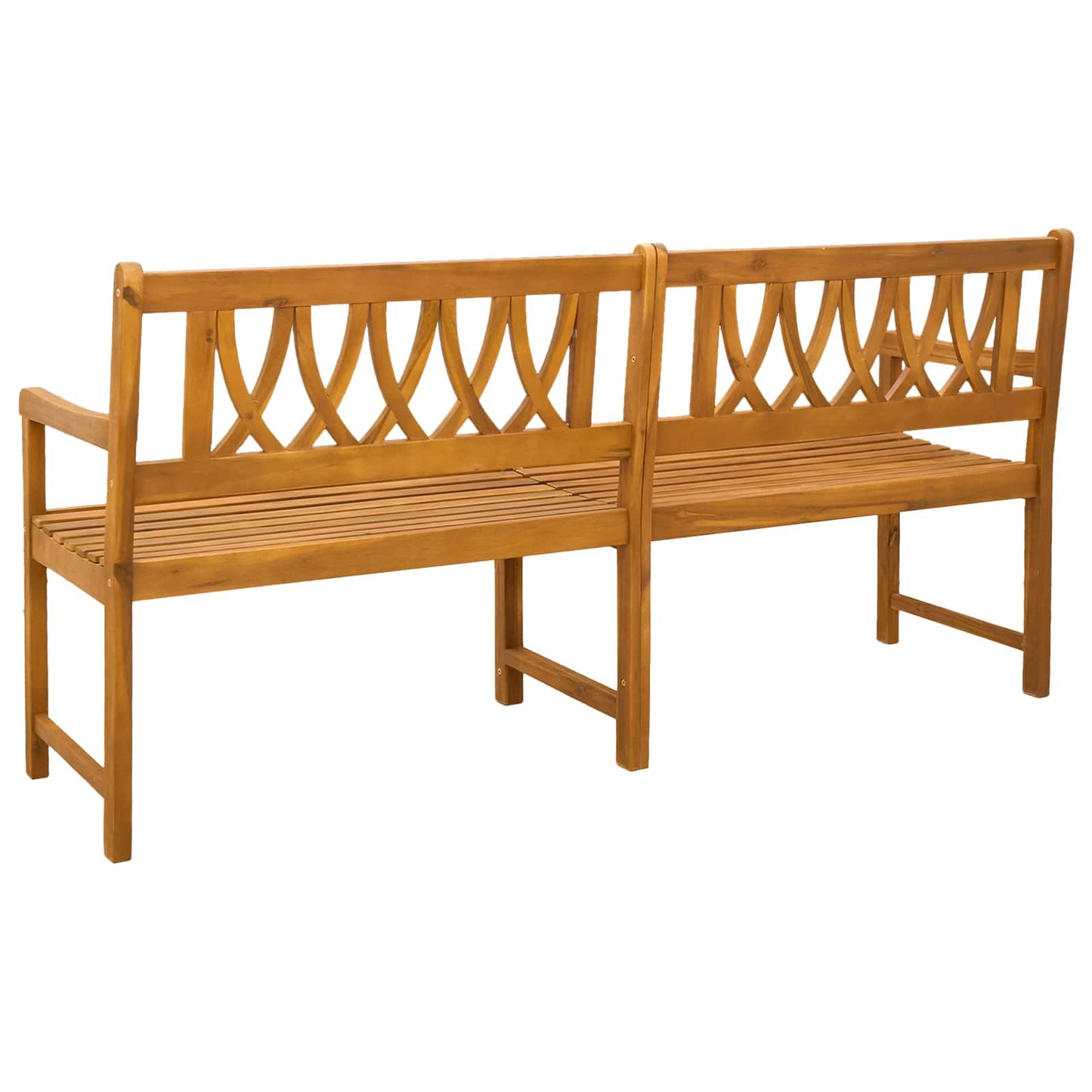 Utendørs benk Naturlig 180 x 55,5 x 90 cm Solid akasietre