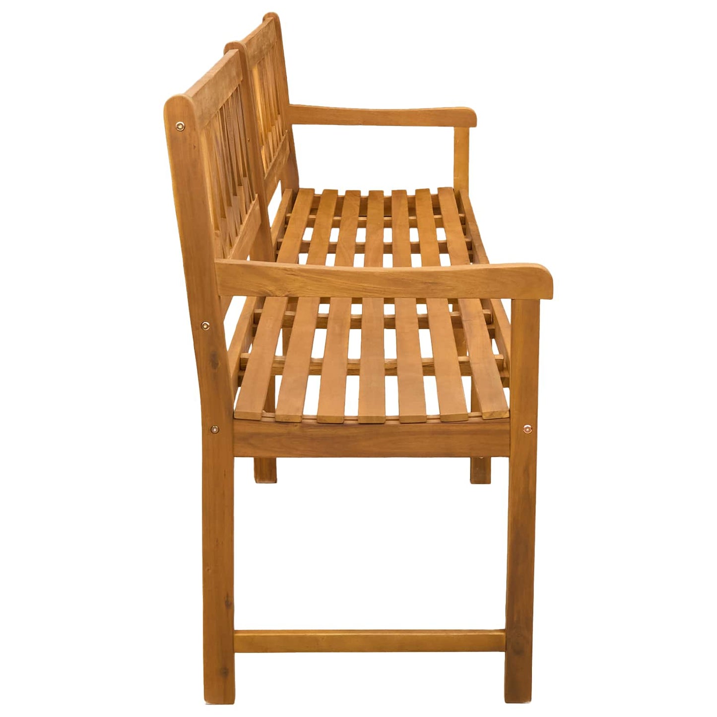 Utendørs benk Naturlig 220 x 55,5 x 90 cm Solid akasietre