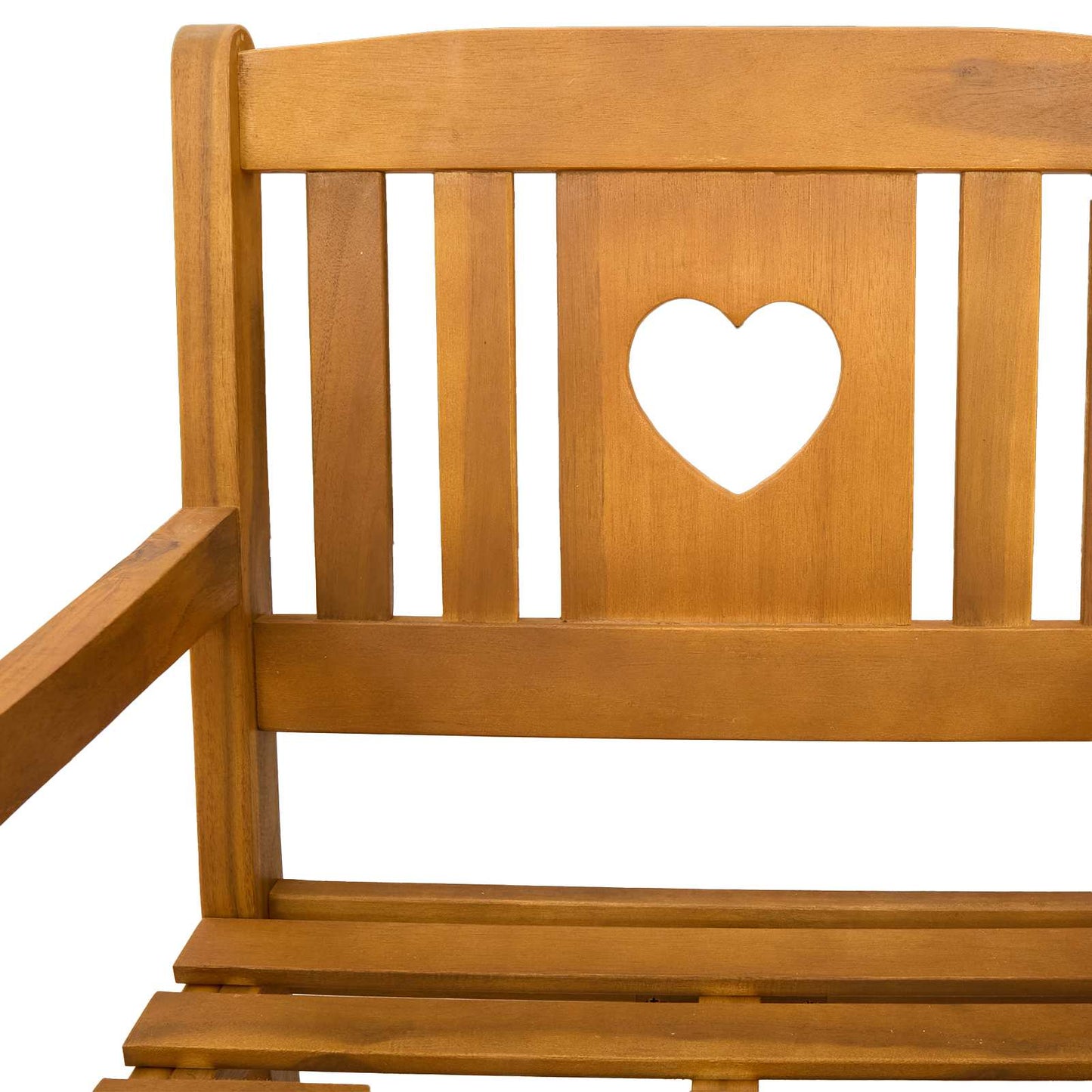 Utendørs benk 2 pcs Naturlig 56 x 55,5 x 90 cm Solid akasietre