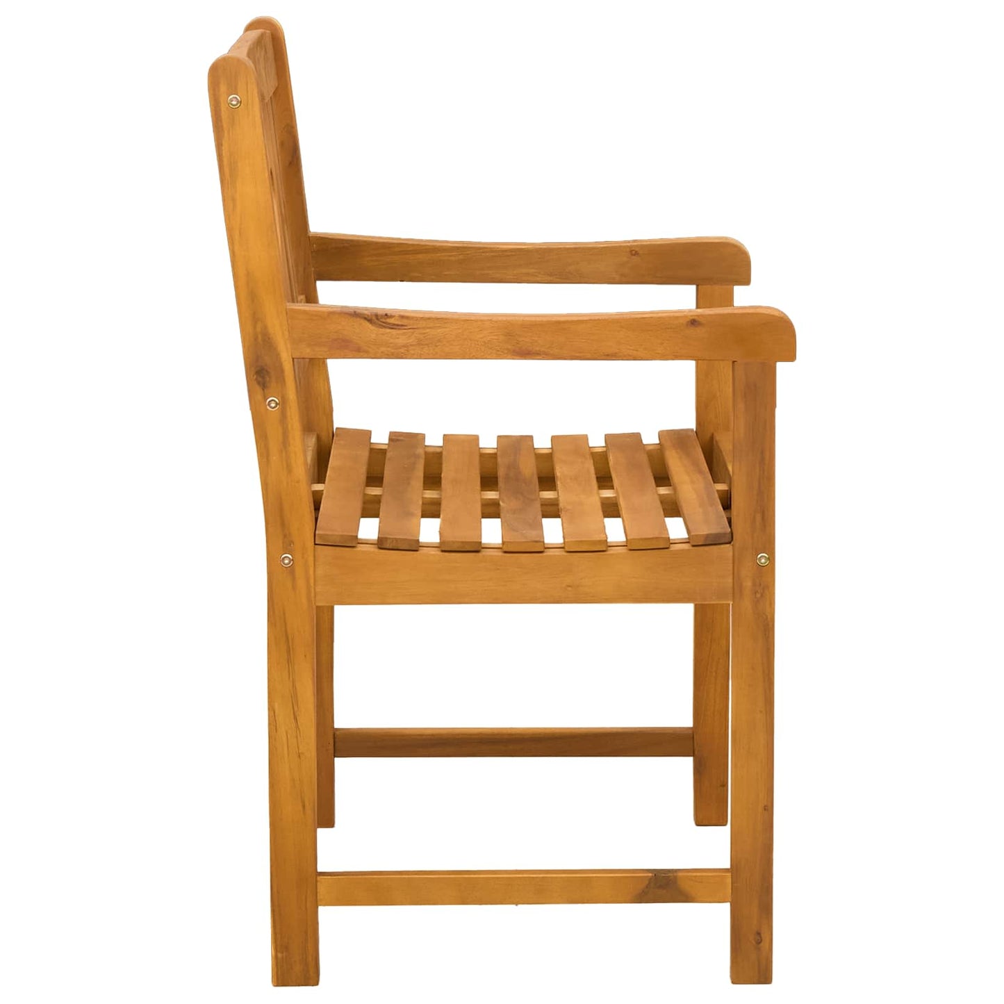 Utendørs benk 2 pcs Naturlig 56 x 55,5 x 90 cm Solid akasietre
