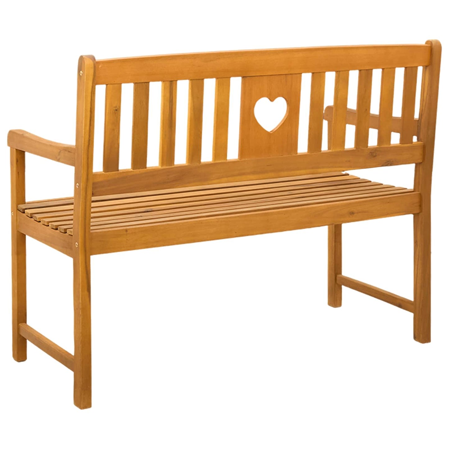 Utendørs benk Naturlig 110 x 55,5 x 90 cm Solid akasietre