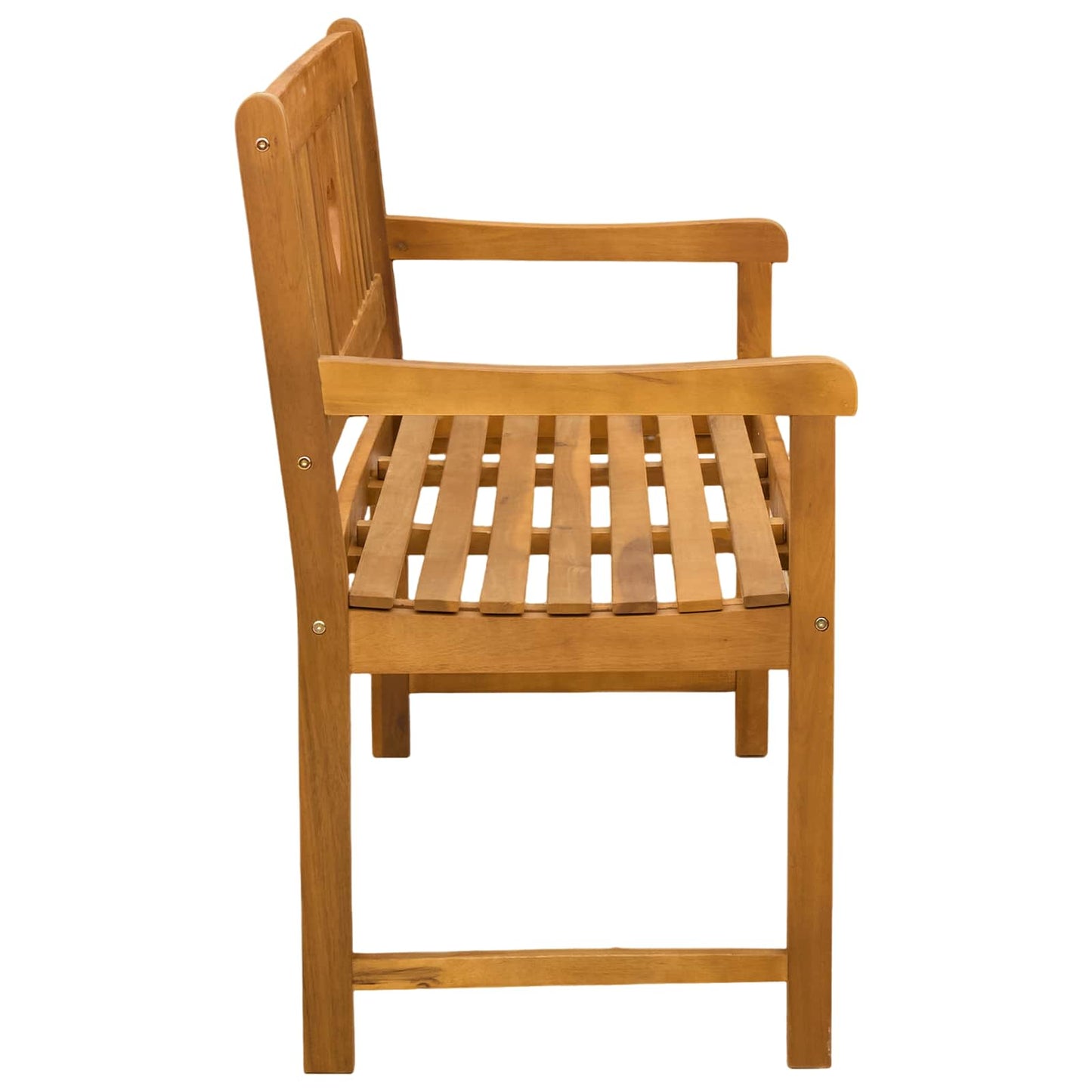 Utendørs benk Naturlig 110 x 55,5 x 90 cm Solid akasietre