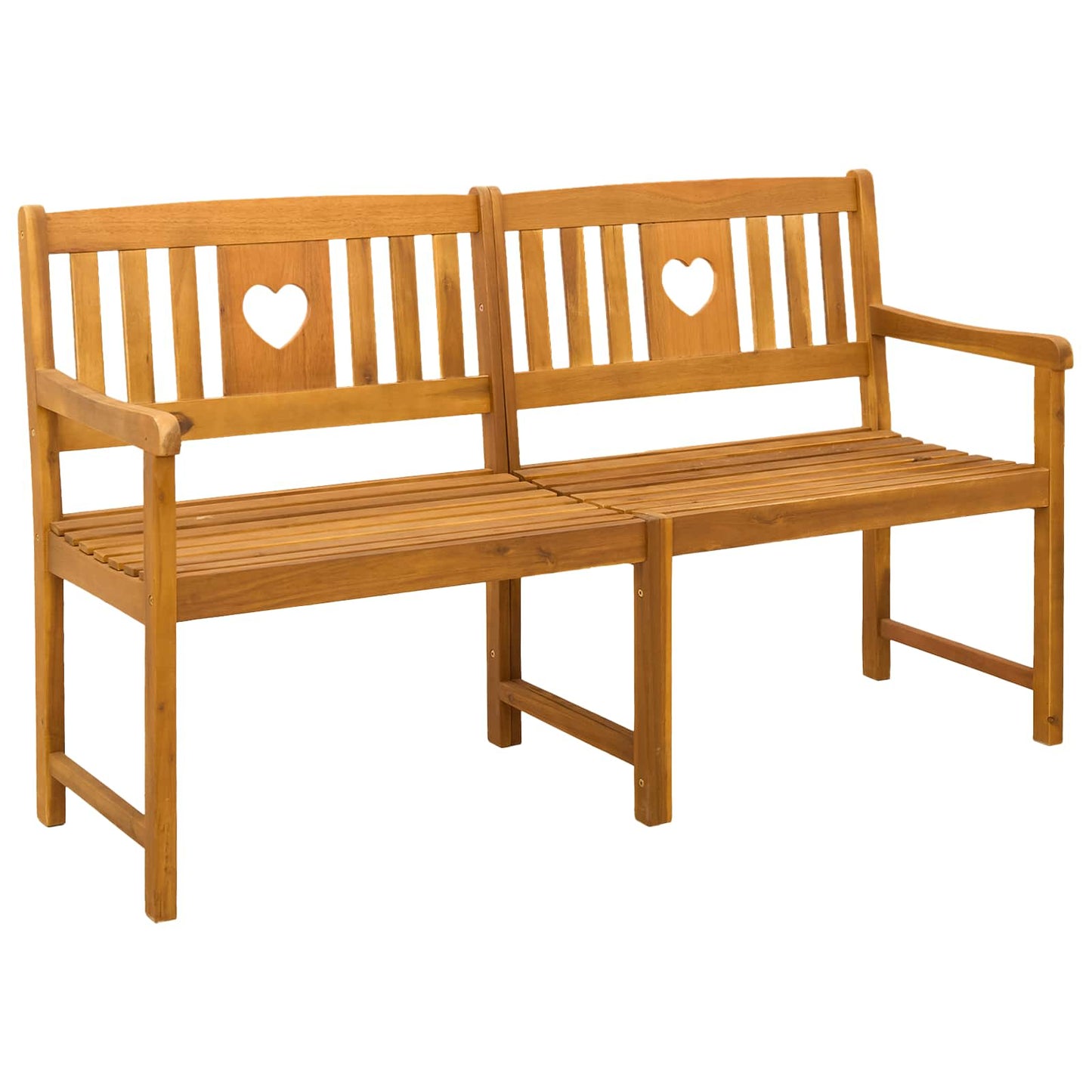 Utendørs benk Naturlig 150 x 55,5 x 90 cm Solid akasietre