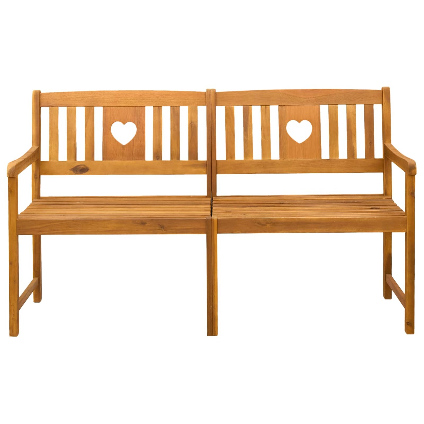 Utendørs benk Naturlig 150 x 55,5 x 90 cm Solid akasietre