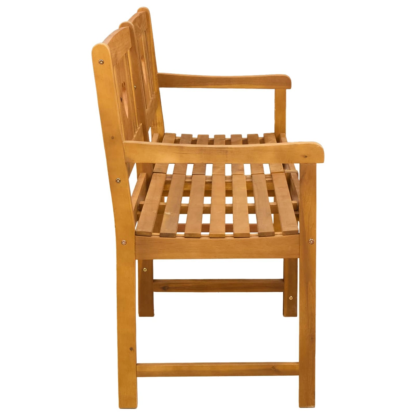 Utendørs benk Naturlig 150 x 55,5 x 90 cm Solid akasietre